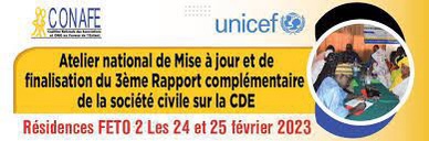 Validation du Rapport de la Société Civile, la CONAFE met les droits de l’Enfant au cœur de ses&nbsp;priorités